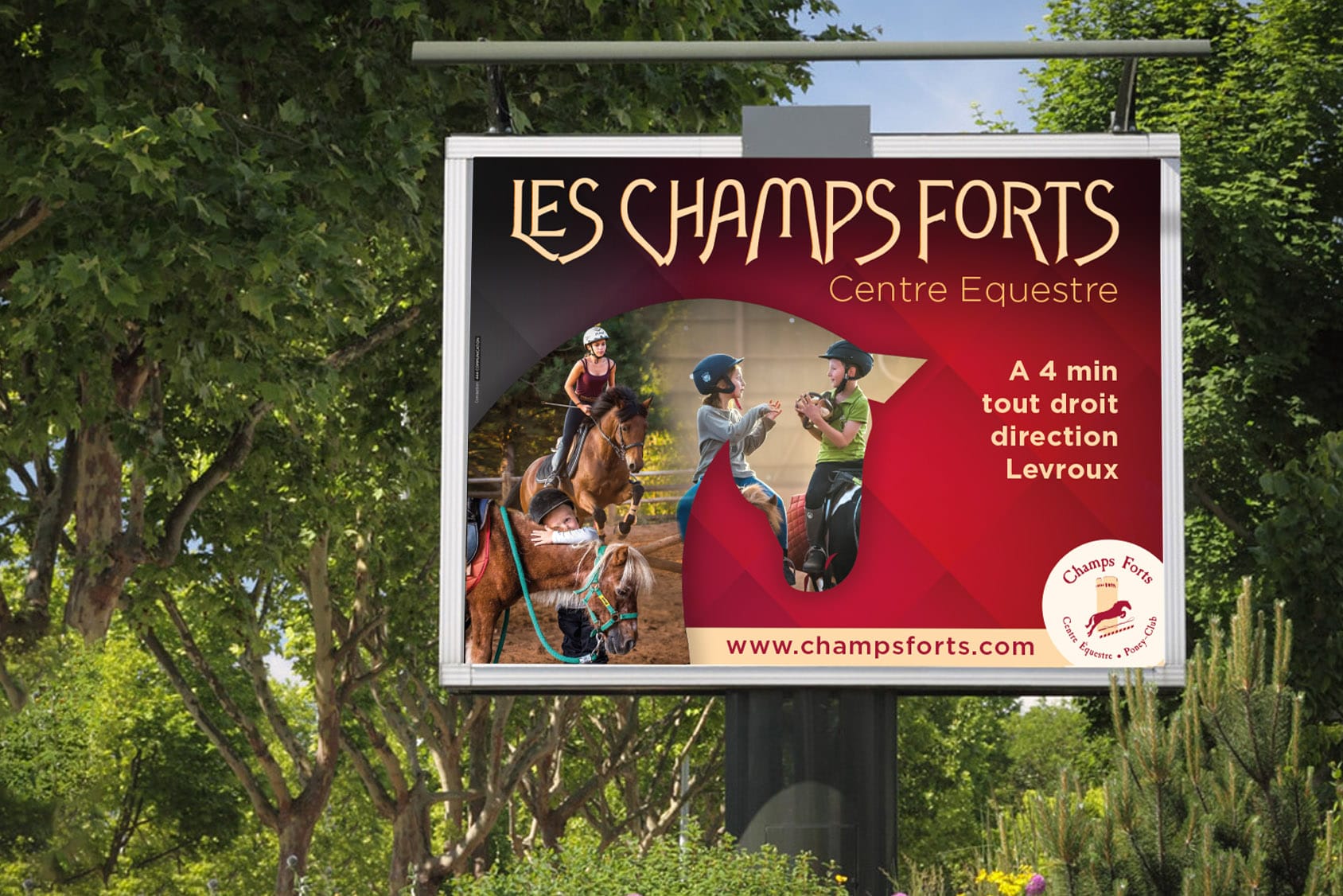 Affiche 4x3 - Les Champs Forts